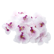 Lot 20pcs 9cm Schmetterling Orchidee Blume Kunstblume Kopf Dekor Für Hochzeit Haarspange Zubehör