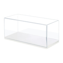 Vitrine de prĂ©sentation pour voitures miniatures, boĂ®te de rangement en acrylique transparent anti-poussière pour vĂ©hicules miniatures Ă