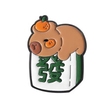Capybara brosjenål i legering – 1 stk