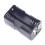 Lightweight Black Plastic Box 4xAA Holder 9V Enclosures Simple Installation Case Suitable for Remotes Control 1