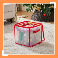 Aufbewahrungsbox für Weihnachtskugeln mit verstellbaren Trennwänden