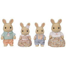 Calico Critters Tejnyúl Család, 4 db-os Gyűjthető Babafigura Készlet