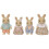 Calico Critters Οικογένεια Κουνελιών Γάλακτος, Σετ 4 Συλλεκτικών Φιγούρων Κούκλας 1