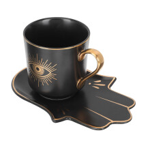 Milchtrinkbecher Set Keramik Teebecher Evil