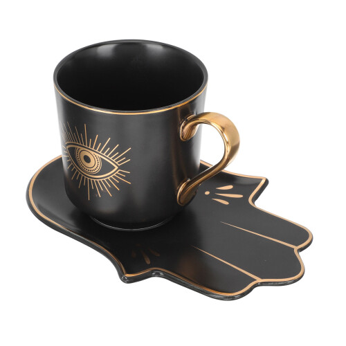 Milchtrinkbecher Set Keramik Teebecher Evil
