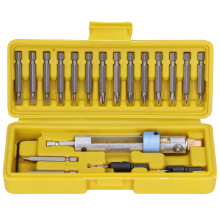 Set di punte per cacciavite multiuso girevoli con cambio rapido, testa in acciaio legato ad alta velocità e impugnatura ergonomica antiscivolo.