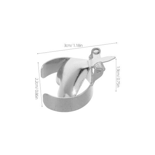 2Stk Metall Kerzenlöscher Herzform Silber Sicher Und 2