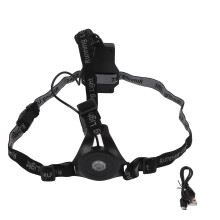 IPX4Waterproof Headlamp With USB Rechargeable Battery Outdoor Night Running Lights LED Flashlight For Hiking Camping Hunting Adjustable Headband4