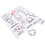 PVC Kleidungsetikett Aufkleber Kleider Sortierhilfe 8