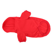 Zachte fleece hondenhoodie, warme winterkleding, elastische stof, lichtgewicht, ademend, met capuchon, gemakkelijk aan te trekken, huisdierkleding