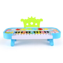 Piano de brinquedo infantil com bateria, piano multifuncional com luzes interativas - brinquedo educativo para crianças pequenas.