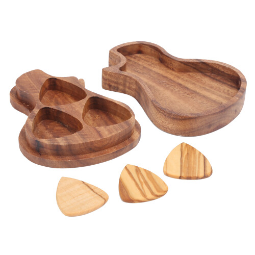 Personalized Guitar Pick Holder Engraved Name Message Custom Gift For Music Lovers Strong Material Multifunctional Storage Solution