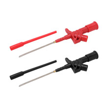 Standard-4-mm-Bananenstecker-Prüfklemme für Kfz-Diagnosegeräte, flexible Sonde mit isolierendem ABS-Kunststoff und vergoldetem Kupfer