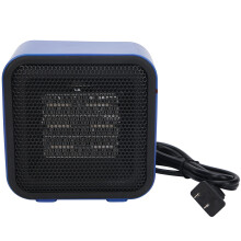 Electric Space Heater With Thermostat Control And PTC Ceramic Elements Quiet Efficient Compact Fast Heating Flame Resistant Safe For Indoor Use