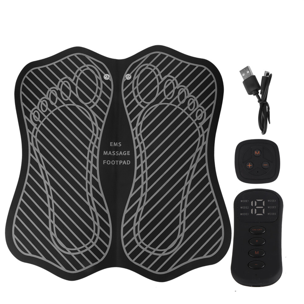 LCD Display EMS Foot Massager Muscle Relaxation Device With Remote Control Bioelectricity Acupoint Stimulation TENS Massage Technology Foldable Design