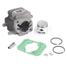 Improved Performance Cylinder Kit Stainless Steel For Backpack Blower Long Lasting Repair Parts Mini Quad Pocket Bike Chain Saw Bore Cylinder Kit