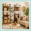 Estante industrial vintage com 14 prateleiras. 1