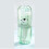 Model:2-Brush Travel Case PC+PP Transparent Green 13