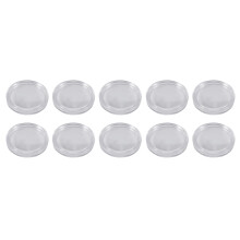 10 pcs Small round transparent plastic coin capsules box 33mm