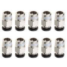 Conector rápido neumático V6 para impresoras 3D PC4 01M10 para tubo de PTFE de 1,75 mm, extrusor Bowden, cabezal J.