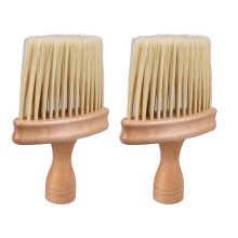 Spazzola per tagliare i capelli RUseeN – Spazzola professionale in legno per il collo, setole morbide, detergente a doppia faccia per tastiere,
