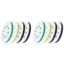 8 Pack Foam Sanding Pads for Orbital Sander, 5 Inch Holes Sander Surfprep Pad