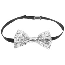 Men's Pre-Tied Bow Tie Adjustable Glitter Tuxedo Accessory for Events