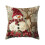 Housses de coussin de Noël en lin 45 x 45 cm 1