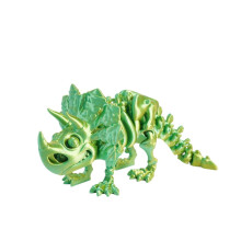 Figurine de squelette de dinosaure Triceratops, 15 cm, 1 pièce