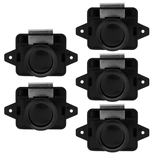 5St Duurzame Push Button Lock Abs+ Voor Kasten En Caravan Deuren 2