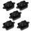5St Duurzame Push Button Lock Abs+ Voor Kasten En Caravan Deuren 8