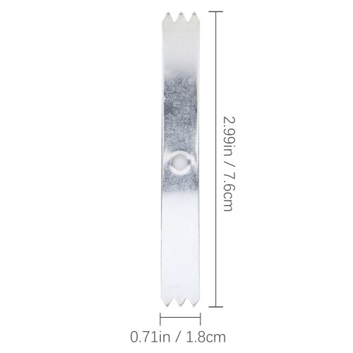 20Pièces Kit Réparation Boîte Prise 86 Type Fer Galvanisé Argent 1
