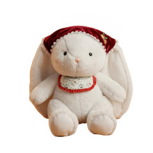 Peluche lapin aux oreilles surdimensionnées, 30 cm