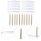 20Pièces Kit Réparation Boîte Prise 86 Type Fer Galvanisé Argent 8