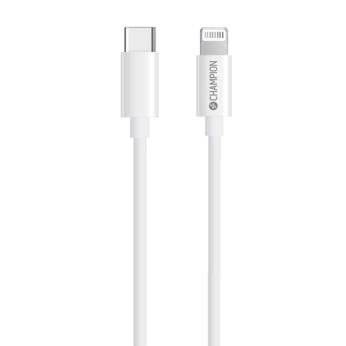 Champion USB-C to Lightning Cable 2m White