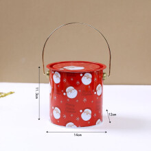 Christmas Vintage Cookies Jar for Kitchen Counter Airtight Storage Containers for Flour Grains Snacks Coffee Tea Gift