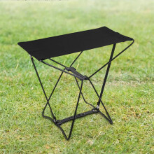 Banqueta dobrável portátil para camping, em tecido Oxford 600D com revestimento impermeável em PVC/PE, ideal para viagens, trilhas, pesca e