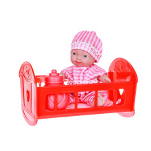 Søte babydukkeleker for barn over 18 måneder, naturtro vinyl-latexdukker for barn 3-5, bursdags- og julegaver