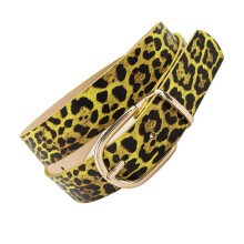 Leopard Pattern PU Belt Candy Color Adjustable 1pc