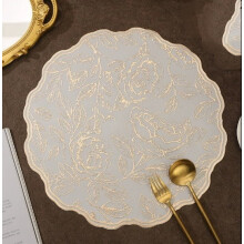 Sets de table en PVC à motif rose pour la Saint-Valentin (2 pièces)