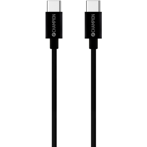 Champion USB-C-Kabel 60 W 1 m Schwarz