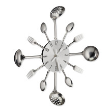 Wall clock cutlery