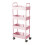 Bookcase with Wheels Floor Standing Storage Shelf 5 Shelves 1