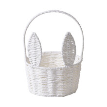 Panier de Pâques tressé à longues oreilles, 25 cm