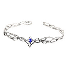 Couronne du roi elfique scintillante, accessoire de mode portable