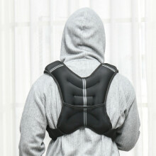 HOMCOM 8KG Weighted Vest with Adjustable Straps, Pocket, Reflective Strips