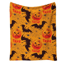 Pătură din fleece de Halloween, moale și ușoară, 30x17cm
