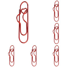 Clip pour stylo en métal en forme de cœur – 7 couleurs, réutilisable,