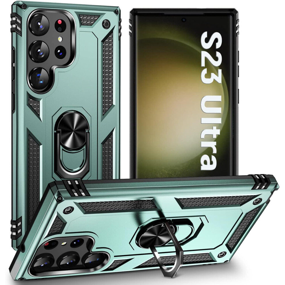 Heavy Duty Shockproof Anti-Scratched Galaxy S23 Ultra Case, 6.8", Ink Â Compatible With Samsung S23 Ultra Green 9399596669243
