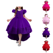 Lace Tulle Flower Girl Maxi Dress for Kids